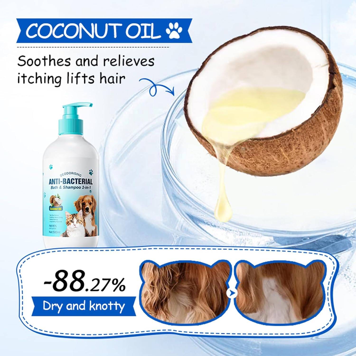DtopbuyAge - Shampooing & Soin Intégré pour Chien - 500ml DtopbuyAge - Image 3