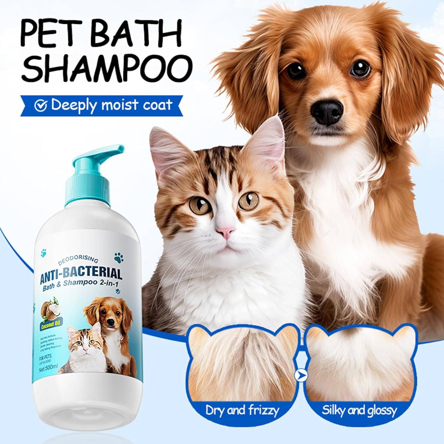 DtopbuyAge - Shampooing & Soin Intégré pour Chien - 500ml DtopbuyAge - Image 2