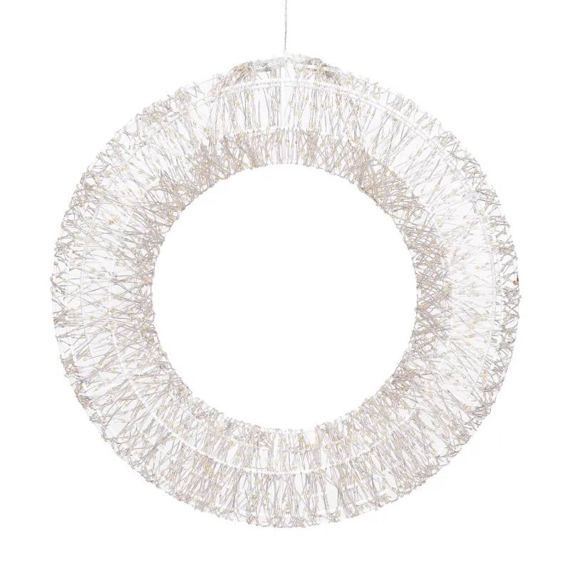 Lotti - Couronne 3D lumineuse ø55cm MicroLED Blanc Chaud & RGB MultiFLASH Scintillant HDM Pro Lotti - Image 3