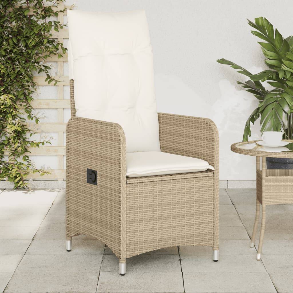 Prolenta Premium - Chaises de jardin rotin beige  54,5 x 58,5 x 92 cm  - Prolenta premium p3184.9 - Image 2