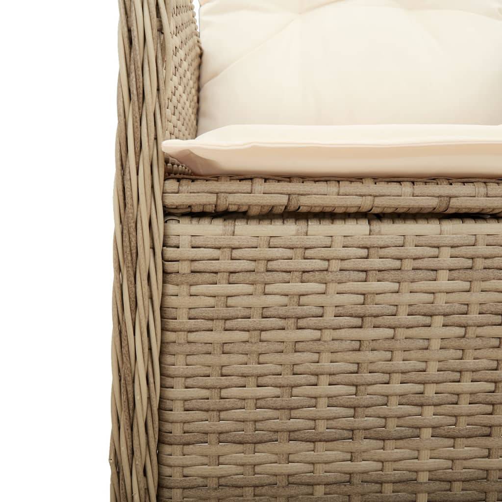 Prolenta Premium - Chaises de jardin rotin beige  54,5 x 58,5 x 92 cm  - Prolenta premium p3184.9 - Image 8