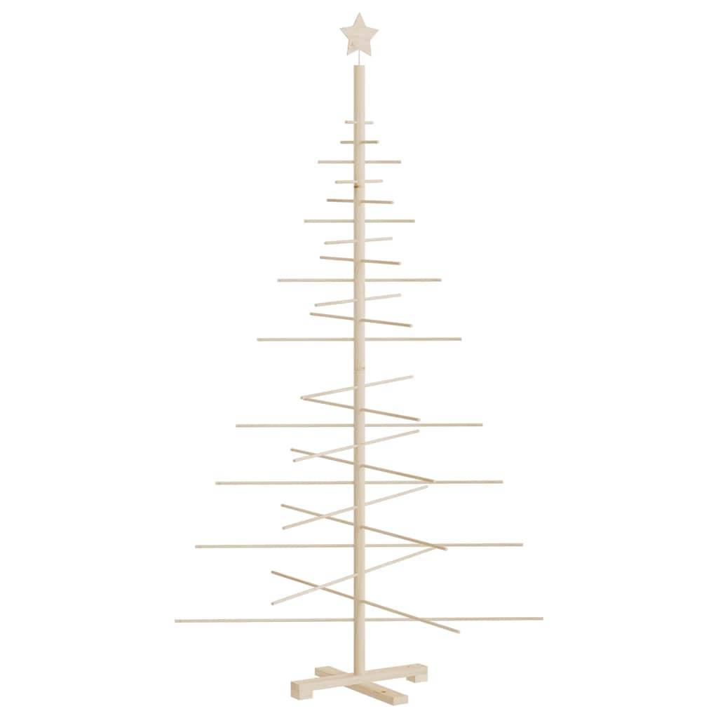 Sapin de Noël en bois de pin décoratif à personnaliser pour fêtes intérieur 180 cm – ComfortXL Outdoor Living - Image 2