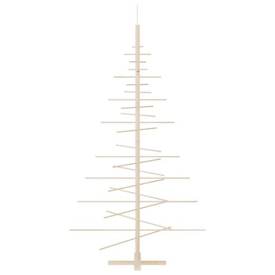 Sapin de Noël en bois de pin décoratif à personnaliser pour fêtes intérieur 180 cm – ComfortXL Outdoor Living - Image 4