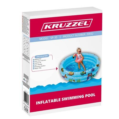 Entrepotbrico - Piscine gonflable pour enfants - pataugeoire Kruzzel 20932 - Image 2