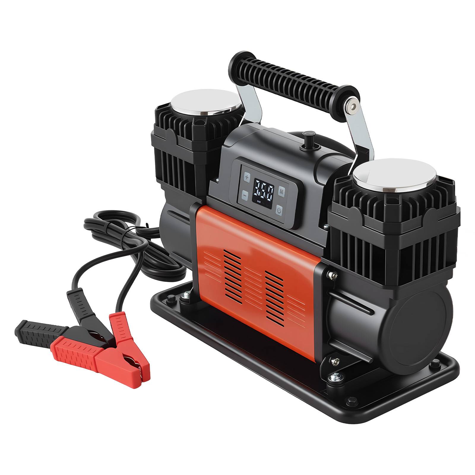 Vevor - VEVOR Compresseur 12 V double cylindre 300 L/min 1080 W, arrêt auto avec écran LCD, pompe portative pour voitures, SUV, camions et camping-cars - Image 1