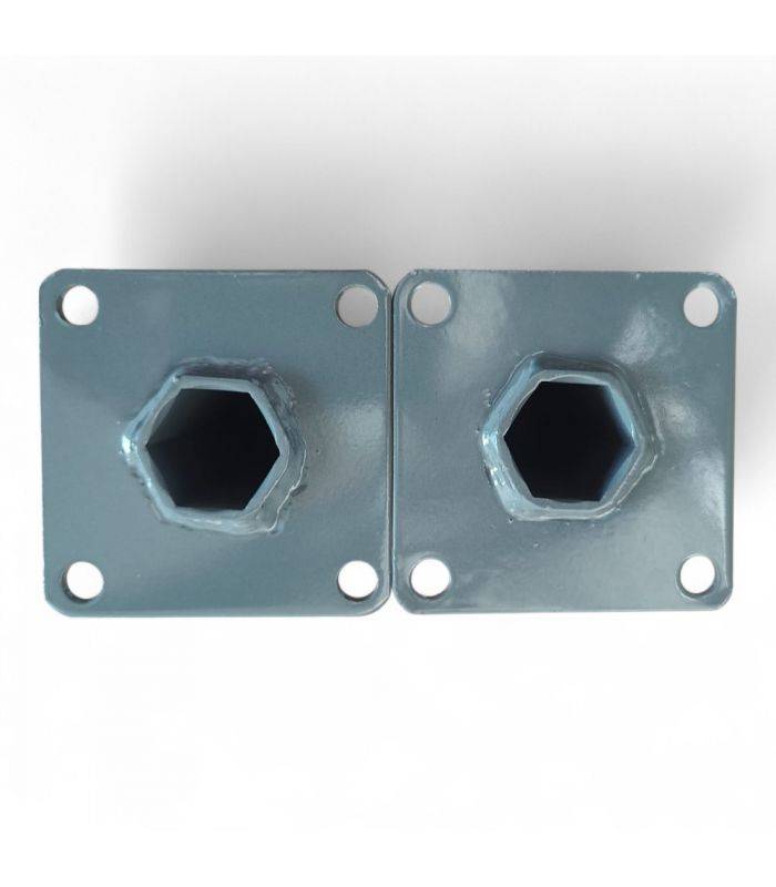 Paire de moyeux hexagonaux 32 mm pour motoculteurs toutes marques Daewoo DAACC-250 - Image 1