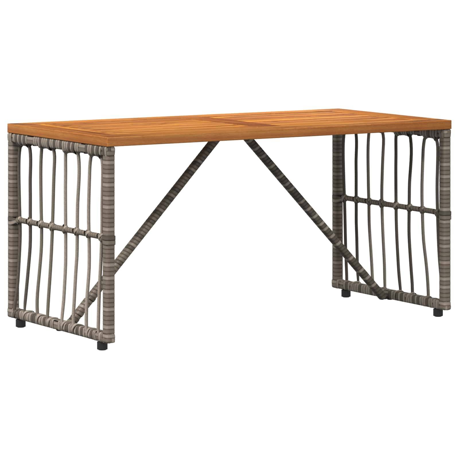 Vidaxl - Ensemble de meubles d'extérieur 4 pcs-Salons de jardin 4 place Gris et Gris foncé - Image 7