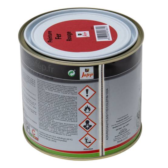 Peinture fer antirouille rouge 0,5L 500 ml - 500 ml - Image 4