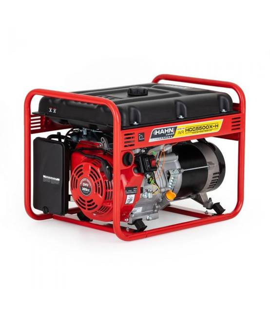 Groupe électrogène à essence 5 kW AVR, usage professionnel et domestique - Hahn Sohn HGG 5500 X-H - Image 1