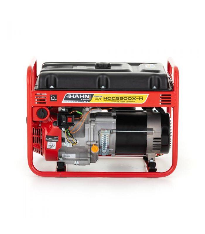 Groupe électrogène à essence 5 kW AVR, usage professionnel et domestique - Hahn  Sohn HGG 5500 X-H - Image 2