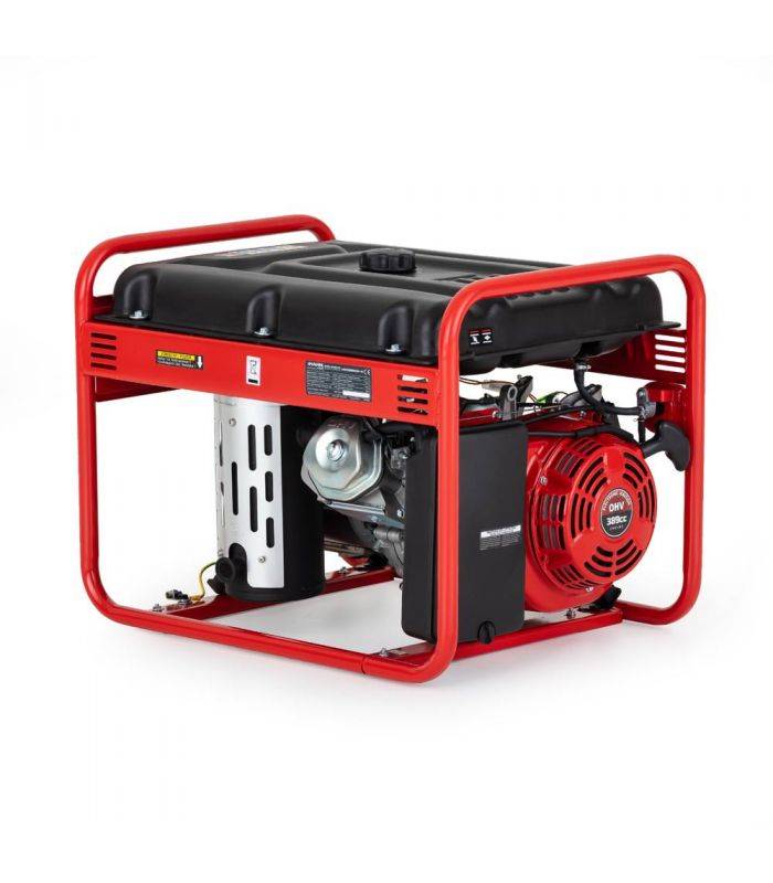 Groupe électrogène à essence 5 kW AVR, usage professionnel et domestique - Hahn  Sohn HGG 5500 X-H - Image 4