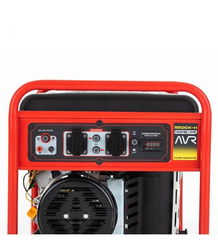 Groupe électrogène à essence 5 kW AVR, usage professionnel et domestique - Hahn  Sohn HGG 5500 X-H - Image 6