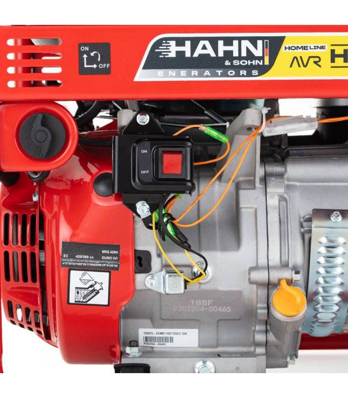 Groupe électrogène à essence 5 kW AVR, usage professionnel et domestique - Hahn  Sohn HGG 5500 X-H - Image 9