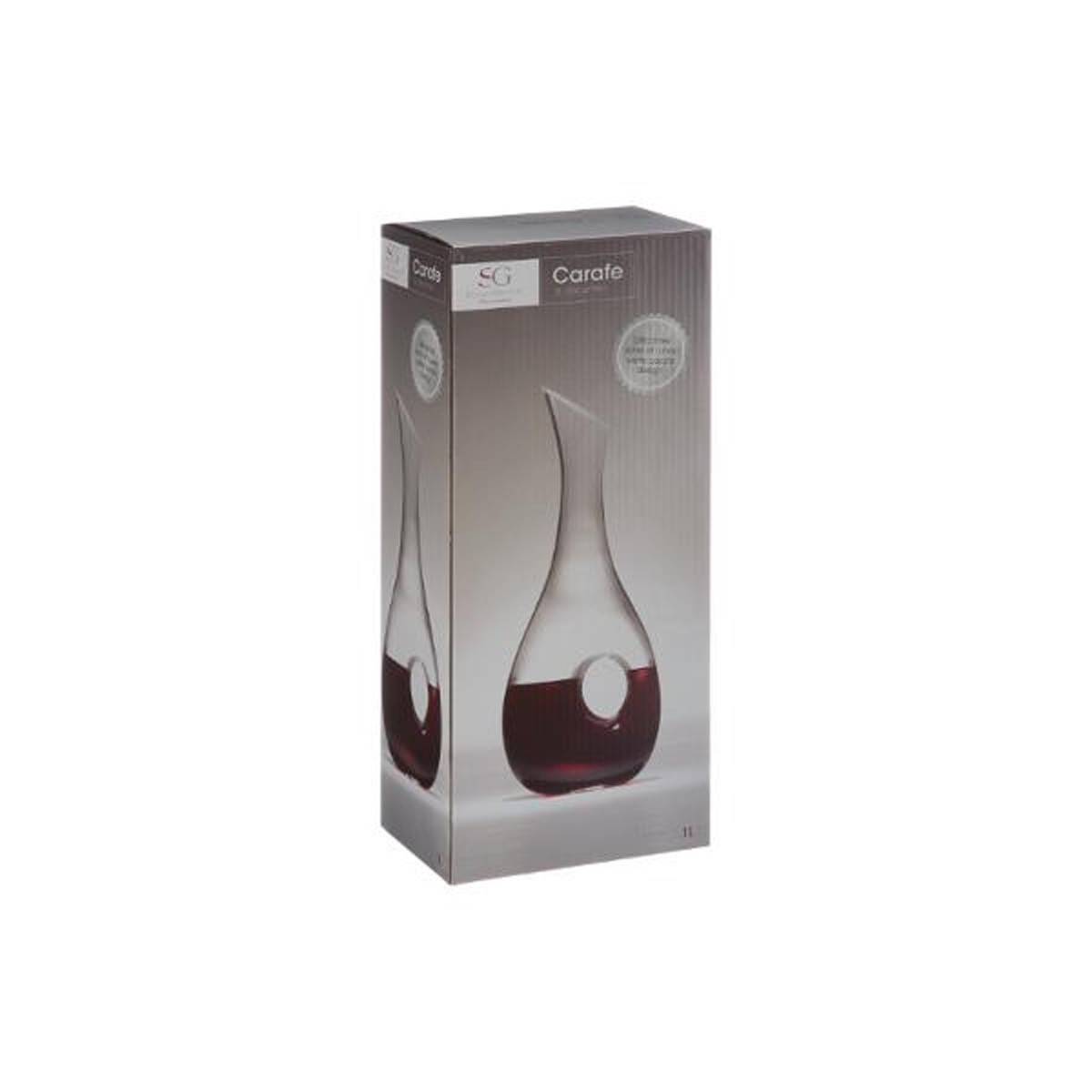 Carafe à décanter design - 1 L - Verre - Image 3