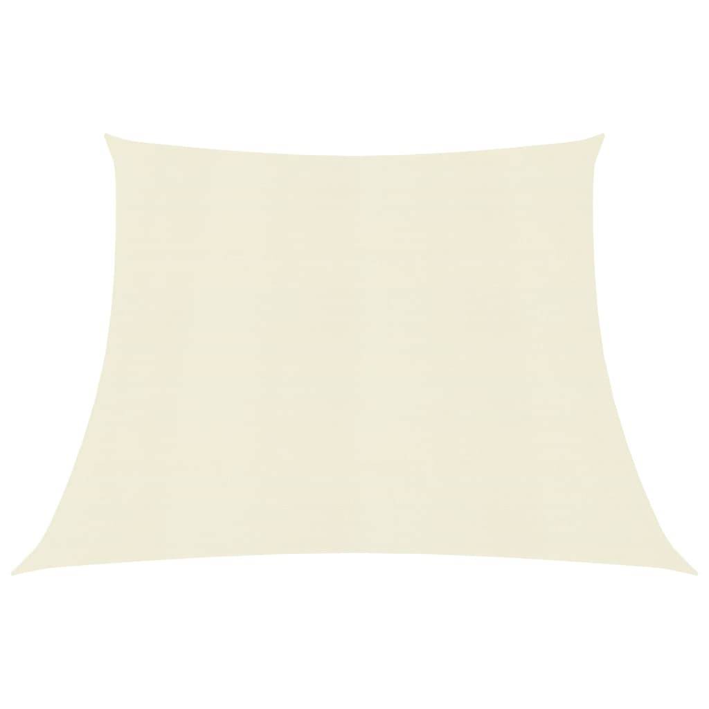 Helloshop26 - Voile toile d'ombrage parasol 160 g/m² PEHD 4/5 x 4 m crème - Image 1