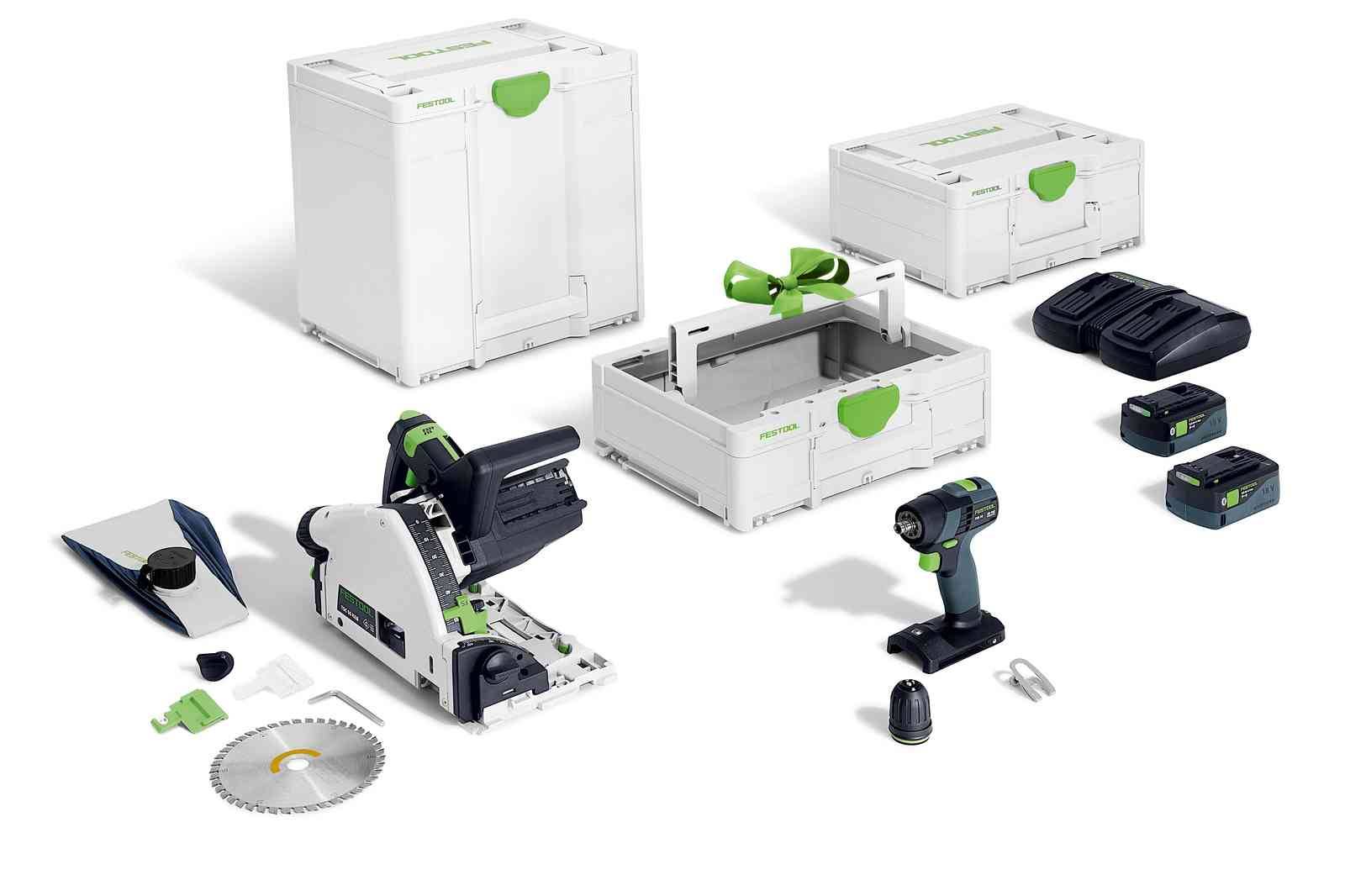 Kit Combo sans fil FESTOOL Universel - TSC 55 K + TXS 18 + TB M 137 - 578024 - Image 1