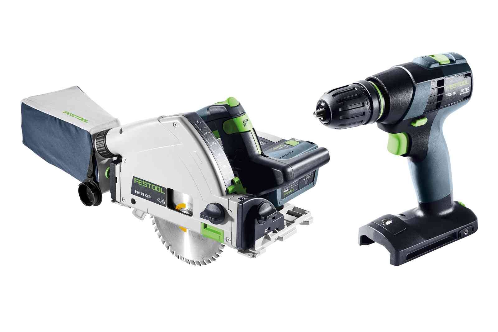 Kit Combo sans fil FESTOOL Universel - TSC 55 K + TXS 18 + TB M 137 - 578024 - Image 3