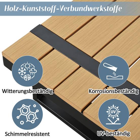 Salon de jardin d'angle acier galvanisé terrasse convertible lits inclinables gris - ComfortXL Outdoor Living - Image 7