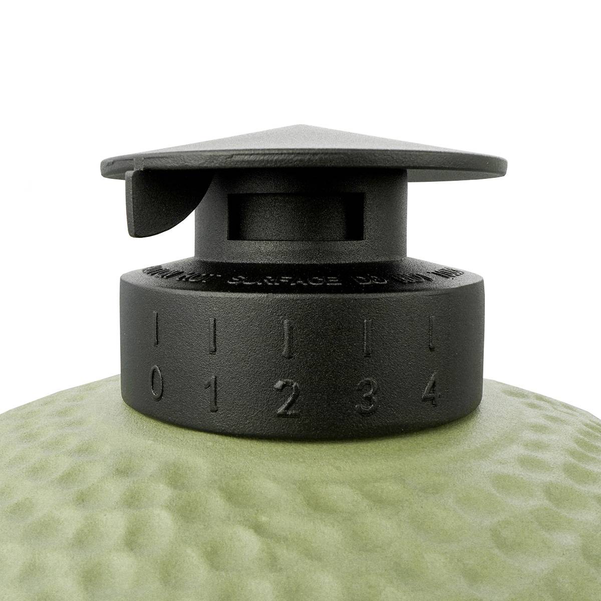 Barbecue kamado en céramique à poser Patton Premium Compact 15" - Grille Ø 34 cm - vert olive mat - Image 7