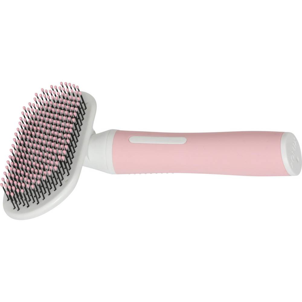 Zolux - Brosse SLICKER à picot doux  17 cm taille M pour chats - Image 1