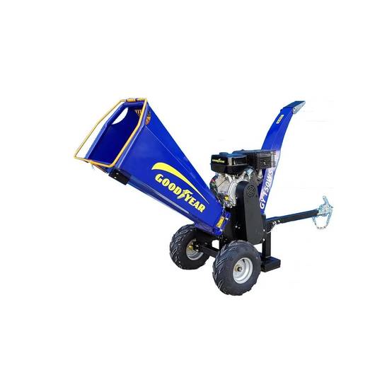 Broyeur de végétaux thermique 15CV Branches Ø5 à 12cm Max Démarrage électrique GOODYEAR - Image 1