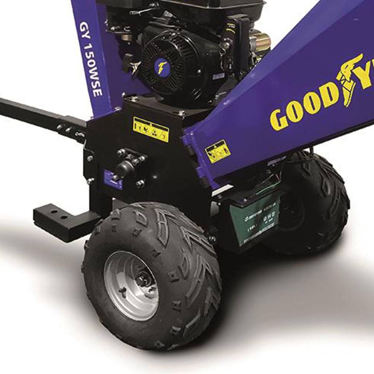 Broyeur de végétaux thermique 15CV Branches Ø5 à 12cm Max Démarrage électrique GOODYEAR - Image 5