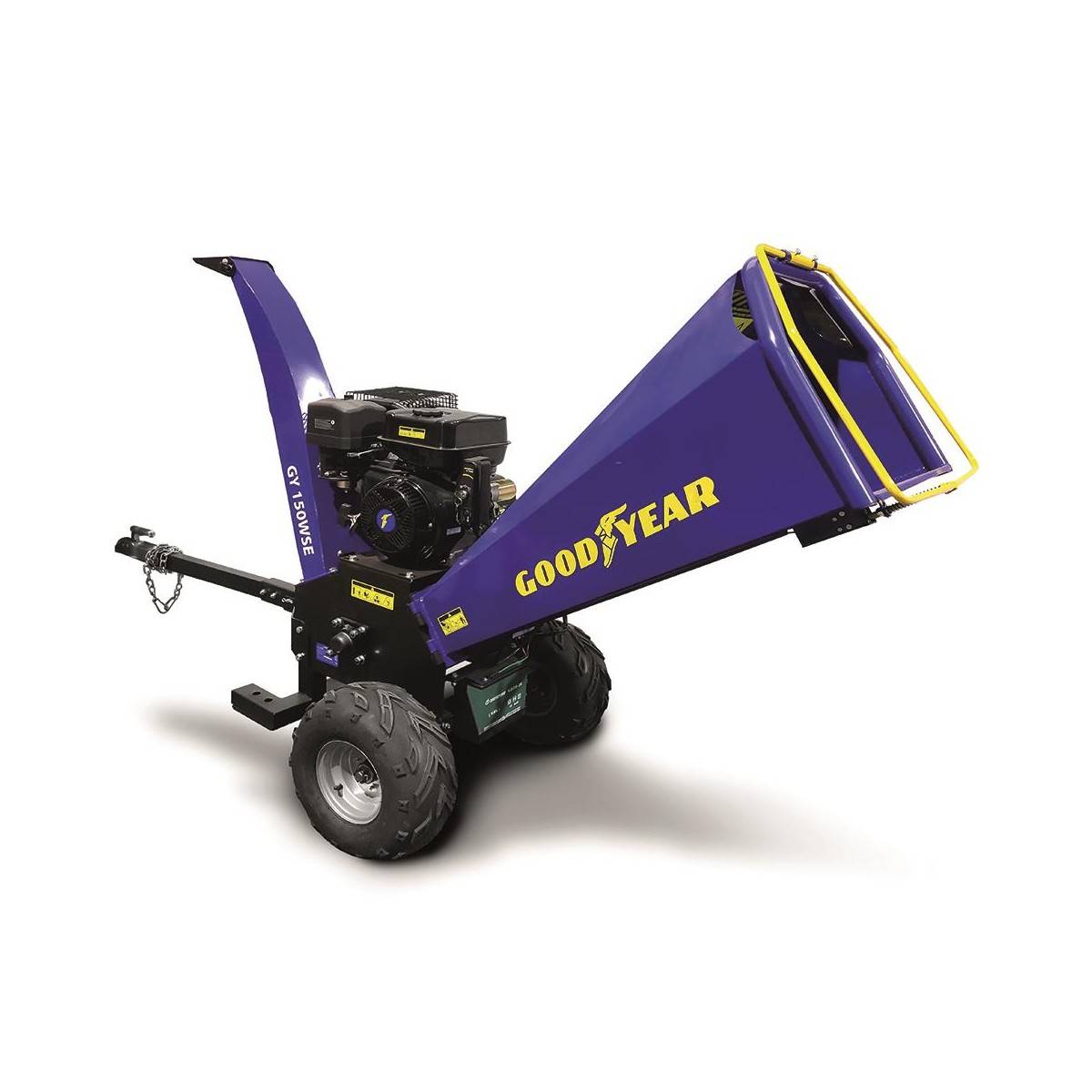 Broyeur de végétaux thermique 15CV Branches Ø5 à 12cm Max Démarrage électrique GOODYEAR - Image 2