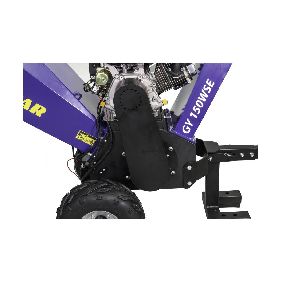 Broyeur de végétaux thermique 15CV Branches Ø5 à 12cm Max Démarrage électrique GOODYEAR - Image 9