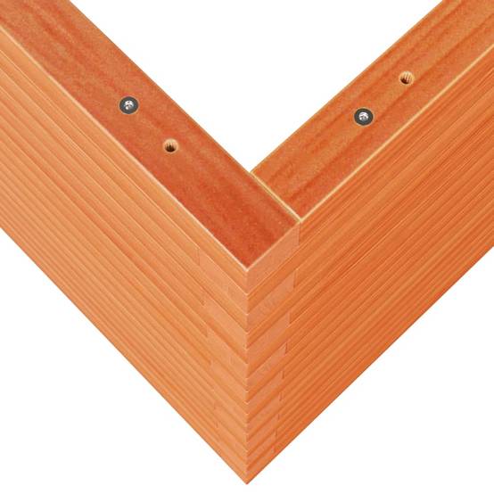 Jardinière Bois Pin Massif Cire Marron 110 x 60 x 68.5 cm - PANGIVO - Image 8