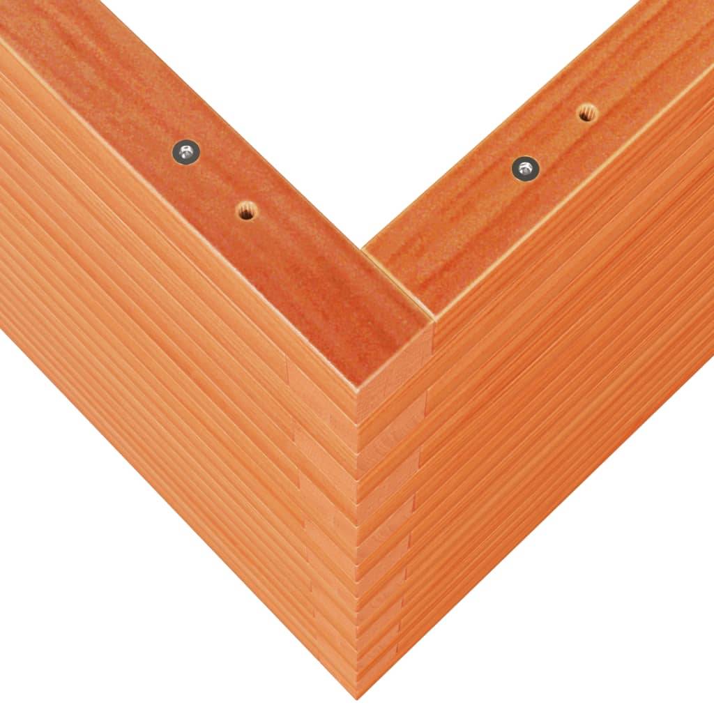 Jardinière Bois Pin Massif Cire Marron 110 x 60 x 68.5 cm - PANGIVO - Image 8