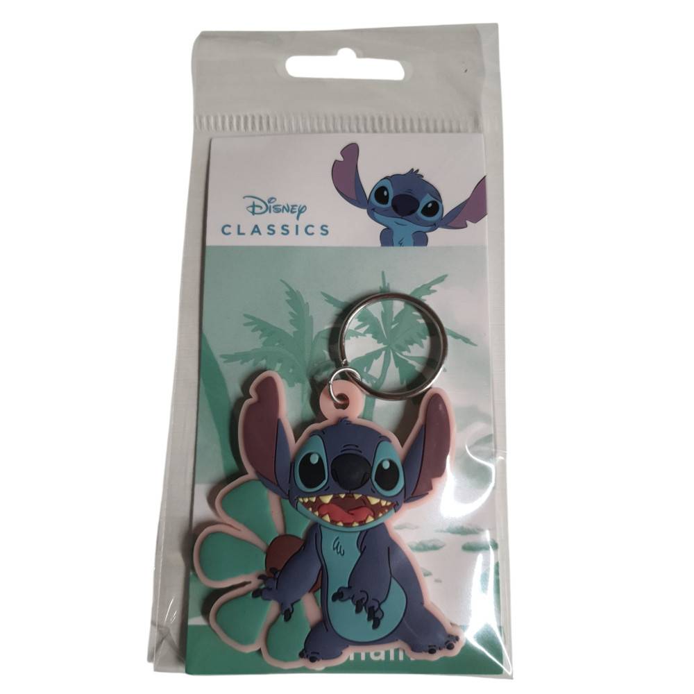 1 Porte-clés Disney Classics Stitch avec fleur - Image 1