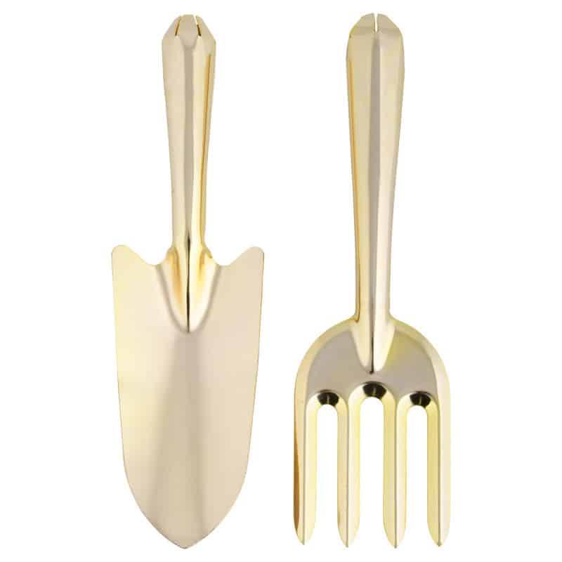 Esschert Design - Kit de 2 Outils de jardin dorés - Esschert Design - Image 2