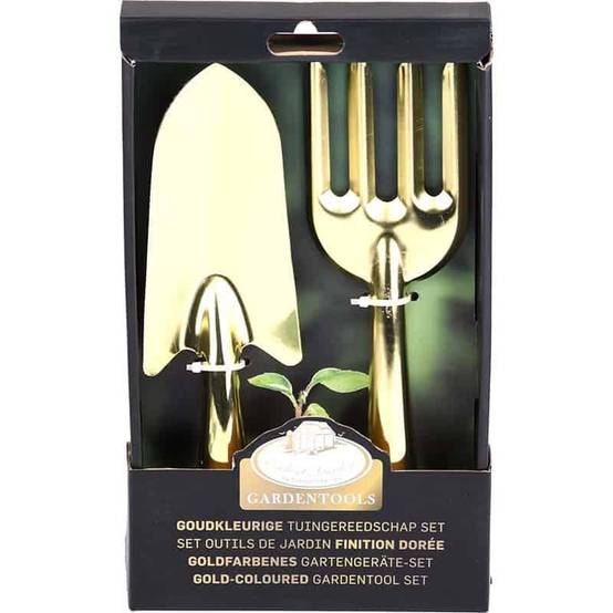 Esschert Design - Kit de 2 Outils de jardin dorés - Esschert Design - Image 1