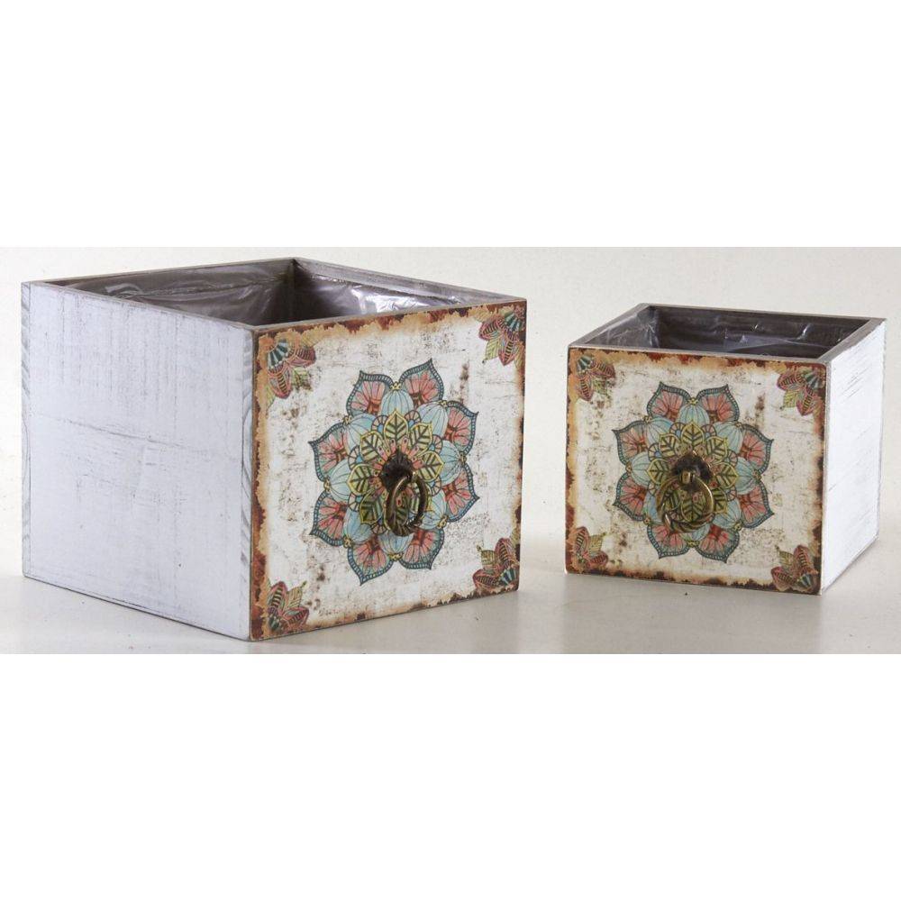 Aubry Gaspard - Corbeilles tiroirs motif mandala - Image 2