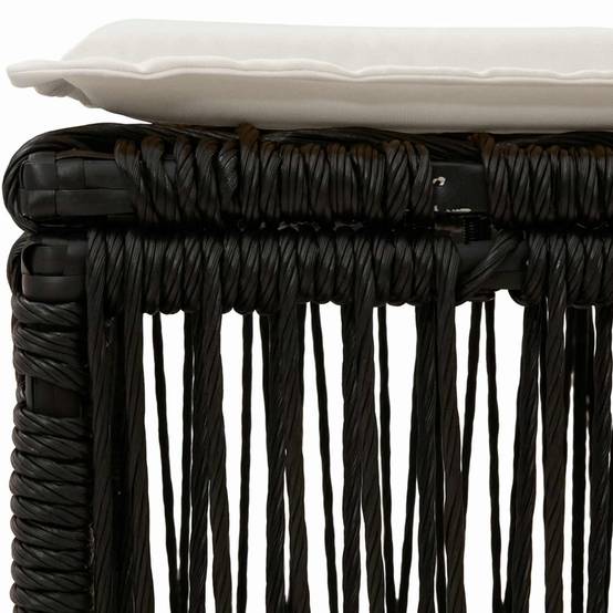 Vidaxl - Tabouret Noir polyrotin vidaXL 42026722 - Image 7