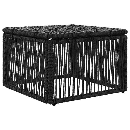 Vidaxl - Tabouret Noir polyrotin vidaXL 42026722 - Image 4
