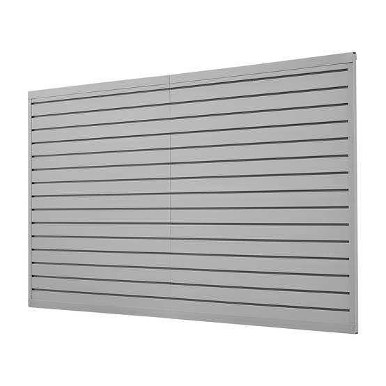 VEVOR Panneau mural garage 1225x2450 mm, PVC, gris, avec crochets. - Image 9