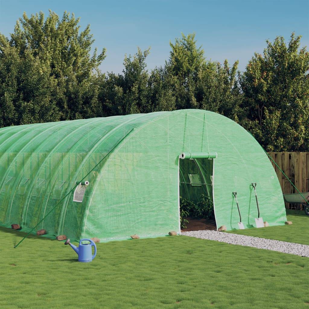Serre Tunnel Jardin Acier Galvanisé 60m² Culture Plantes 10x6x2,85m - ComfortXL Outdoor Living - Image 1