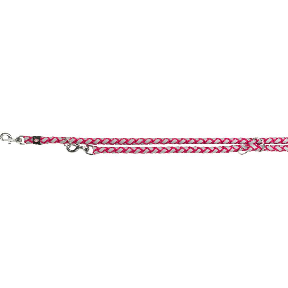 Trixie - Trixie - Laisse Cavo Reflect ø18mm x 2 M. réglable Fushia pour chien - Image 3