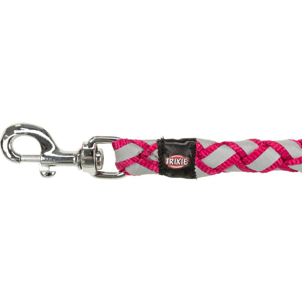 Trixie - Trixie - Laisse Cavo Reflect ø18mm x 2 M. réglable Fushia pour chien - Image 6