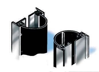 Jeu de battement complet JOURJON - H.2m 50 - Pour 2 portes 36-44 mm - 2 joints + 4 profilés alu - 260124 - Image 2
