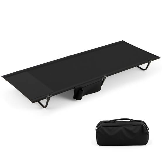 Lit de camp lit d'appoint pliable 1906242 cm avec sac de transport polyester oxford métal neuf noir Lit de camp lit d'appoint pliable 1906242 cm avec sac de transport polyester oxford métal neuf noir