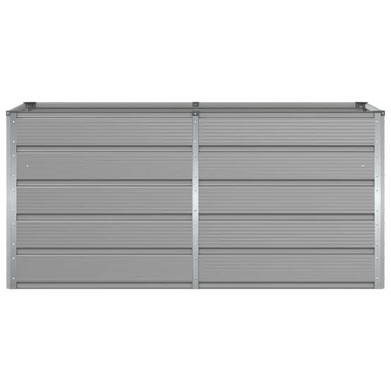 ComfortXL - Carré potager surélevé XXL en acier pour jardinage facile 160x80x75 cm Gris clair - ComfortXL Outdoor Living - Image 4