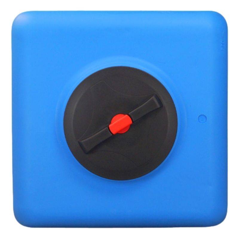 Cuve récupération eau de pluie 300L - Réservoir aérien cubique bleu - Polyéthylène - ELBI CB - Image 4