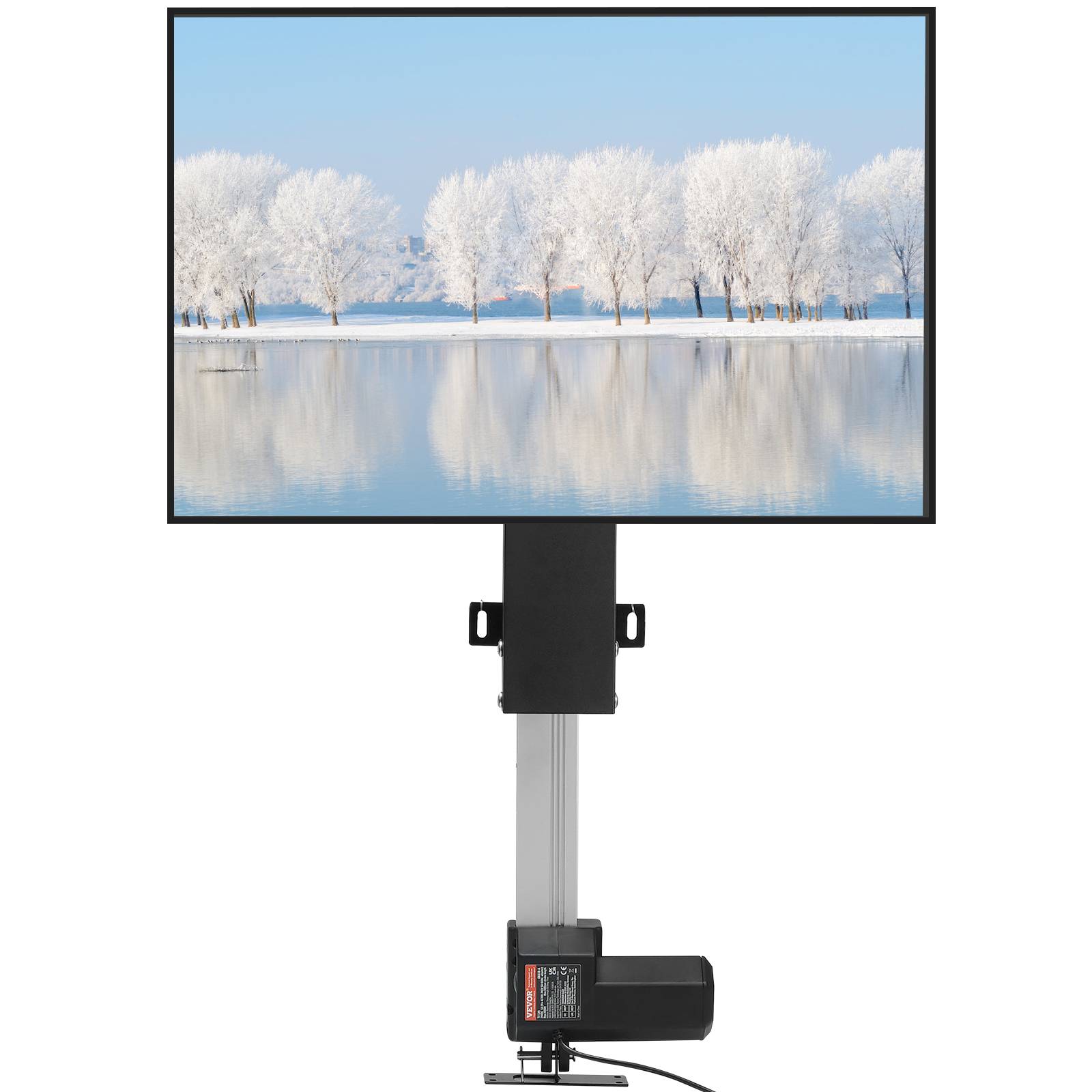 VEVOR Support TV universel 26-60 pouces, hauteur réglable 107,4-187,4 cm, charge max 60 kg. LCD/LED/Plasma. - Image 1