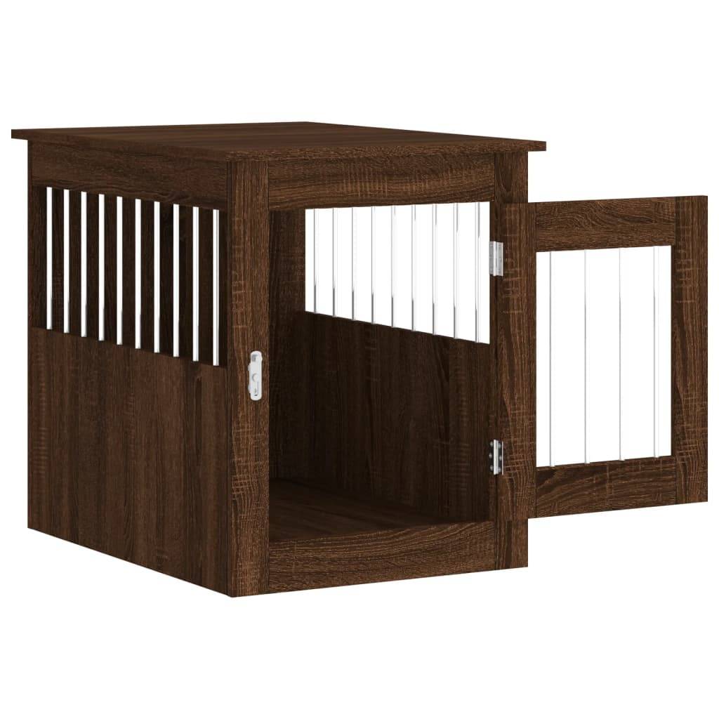 Niche plastique bois et acier marron 55 x 75 x 65 cm - Prolenta premium p365.0 - Image 6