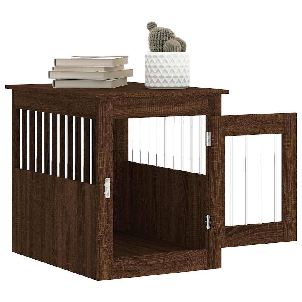 Niche plastique bois et acier marron 55 x 75 x 65 cm - Prolenta premium p365.0 - Image 5