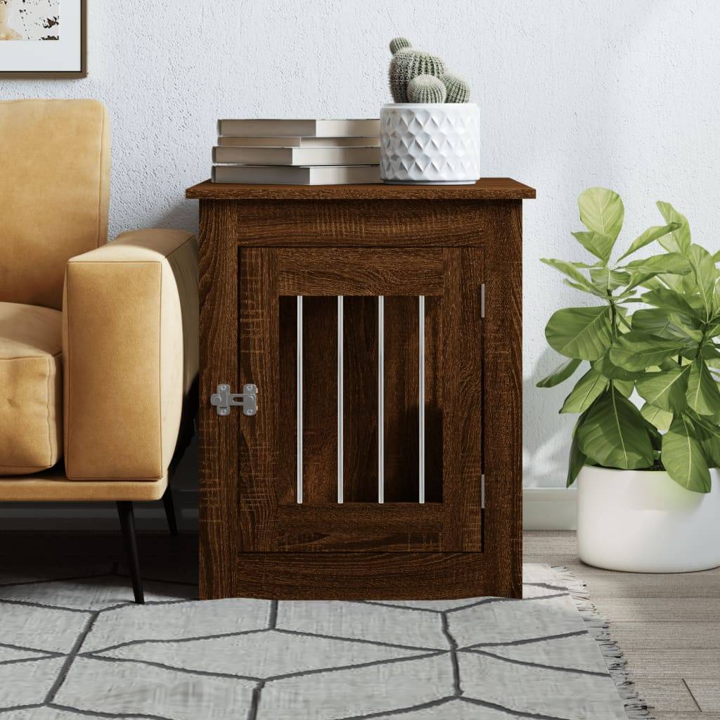 Niche plastique bois et acier marron 55 x 75 x 65 cm - Prolenta premium p365.0 - Image 3