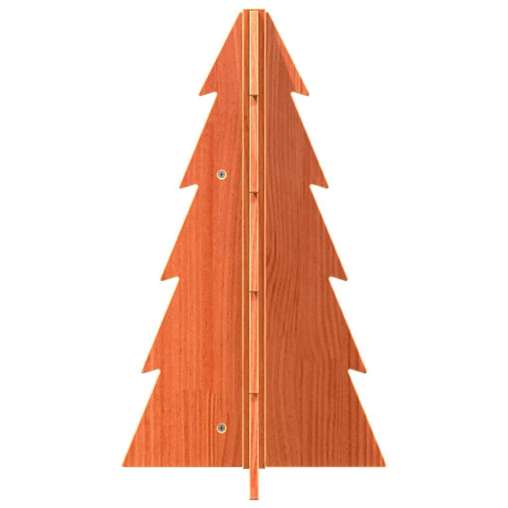 Sapin de Noël en Bois Brun Rustique Décoration Chalet Intérieur 69,5 cm – ComfortXL Outdoor Living - Image 4