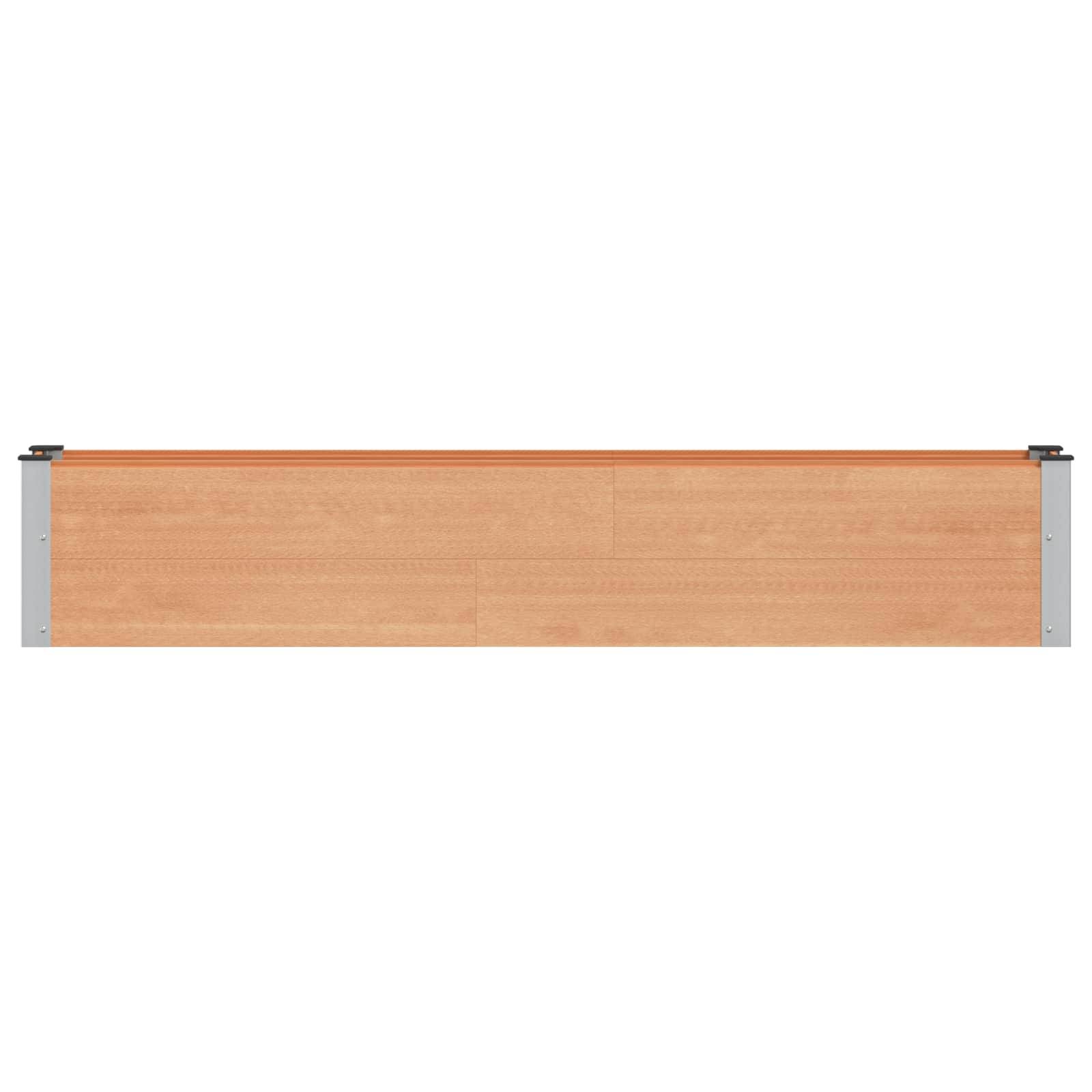 Prolenta Premium - Jardinière aluminium marron  200 x 30 x 36 cm  - Prolenta premium p372.2 - Image 3